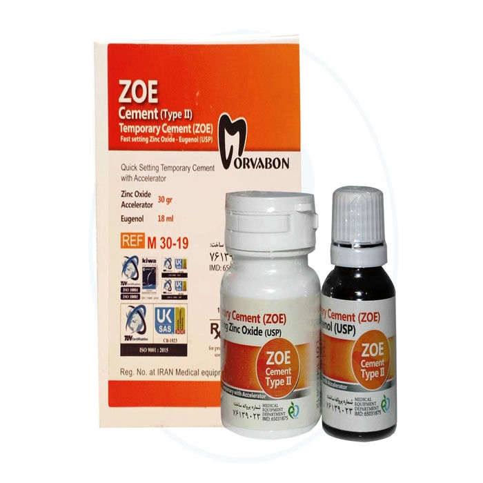 کالای دندانپزشکی سمان موقت زینک اکساید اوژنول - Morva ZOE